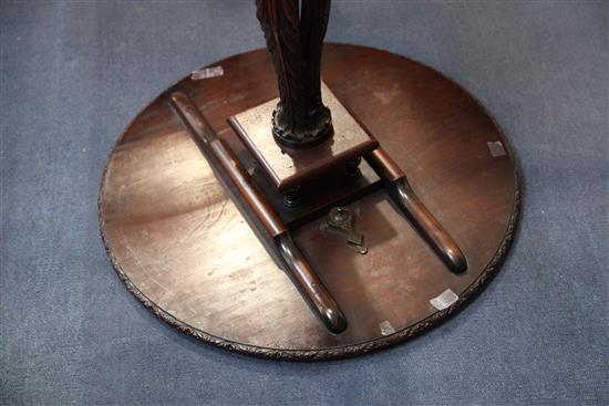 A fine Chippendale period mahogany tea table, W.1ft 11in. H.2ft 6in.